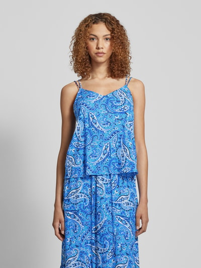 Only Blusentop mit Paisley-Muster Modell 'VENEDA' Hellblau 4