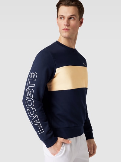 Lacoste Sweatshirt met ronde hals Donkerblauw - 3