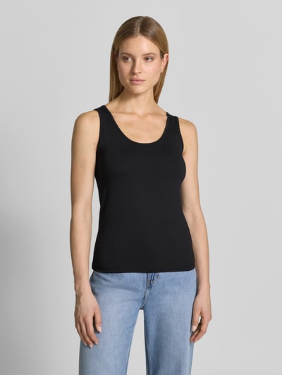 Tom Tailor Regular Fit Tank Top aus Baumwoll-Mix Black 4