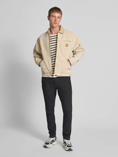 G-Star Raw Slim fit chino met steekzakken, model 'Bronson' Donkerblauw - 1