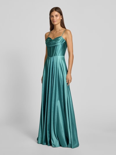 Mascara Abendkleid mit Herz-Ausschnitt Schilf 1