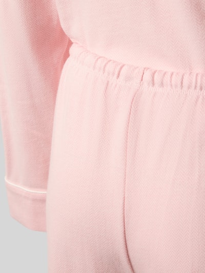 Lauren Ralph Lauren Regular Fit Pyjama-Set aus reiner Baumwolle Rosa 2