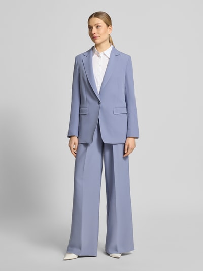 BOSS Orange Wide Leg Bundfaltenhose mit Bügelfalten Modell 'C_TIWI2' Rauchblau 1