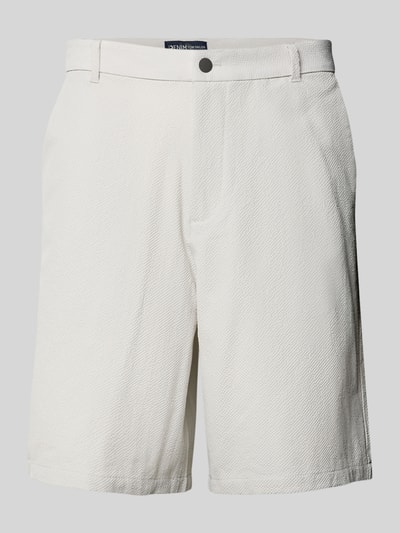 Tom Tailor Denim Loose fit korte broek in crêpelook Lichtgrijs - 2