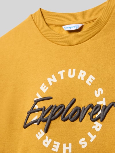 Mayoral Sweatshirt mit Eingrifftaschen Senf 2