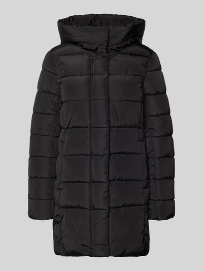Only Kurtka pikowana o kroju regular fit z kapturem model ‘LINA’ Czarny 2