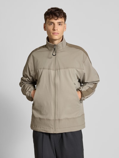 G-Star Raw Kurtka treningowa ze stójką i kieszeniami zapinanymi na zamek błyskawiczny Beżowy 4