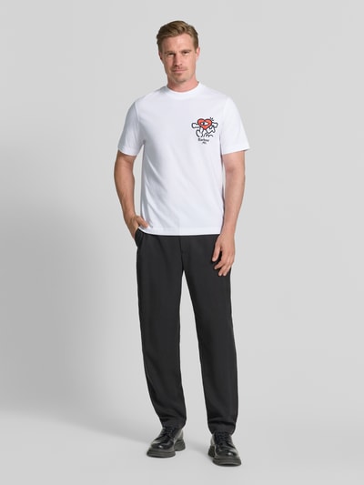 Barbour regular fit T-shirt van puur katoen Wit - 1