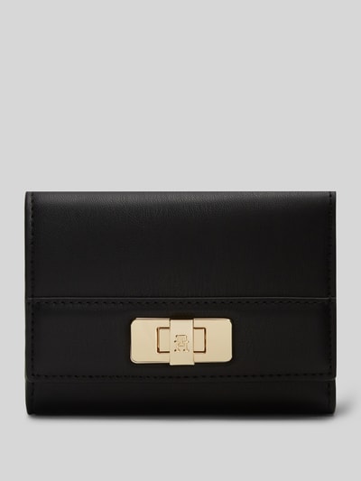 Tommy Hilfiger Portemonnee met logo-applicatie Zwart - 1