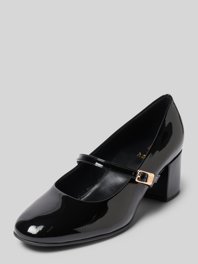 Högl Mary Janes aus echtem Leder Black 1