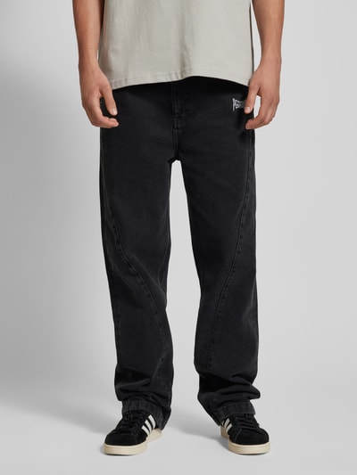 Pegador Baggy fit jeans in 5-pocketmodel, model 'VALMAR' Zwart - 4