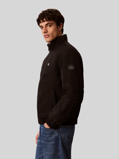 Calvin Klein Jeans Regular Fit Blouson mit Label-Patch Black 6