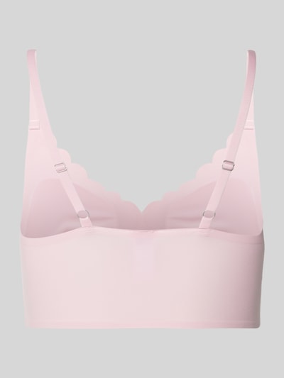 Skiny Bustier mit Wellensaum Rose 3