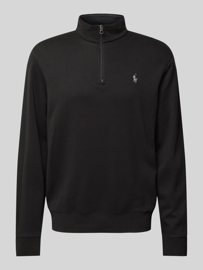 Polo Ralph Lauren Sweatshirt mit kurzem Reißverschluss Black 2