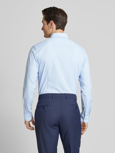 Jake*s Slim Fit Business-Hemd mit Kentkragen Bleu 5