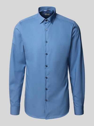 OLYMP Level Five Slim fit zakelijk overhemd met extra lange mouwen Jeansblauw - 2