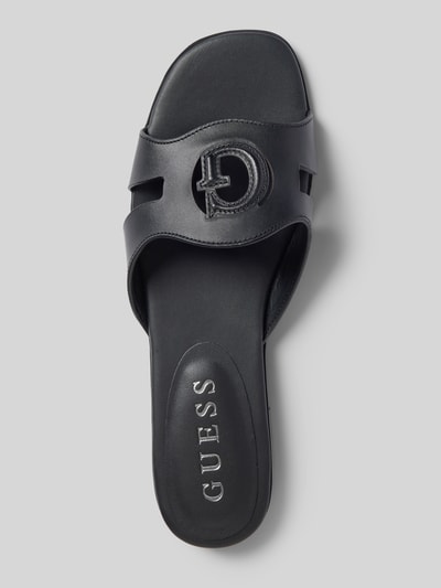 Guess Slides mit Label-Detail Modell 'CIELLA' Black 3