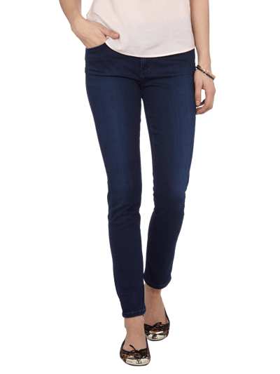 Tommy Hilfiger Slim Fit Jeans mit Rinsed Wash (dunkelblau melange 