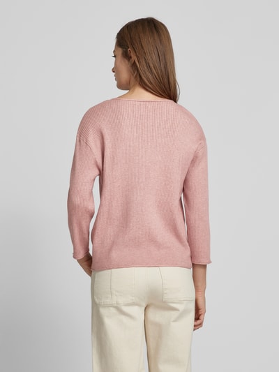 Betty Barclay Strickpullover mit V-Ausschnitt Rose 5