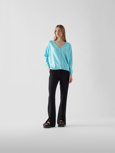 Jumper1234 Strickjacke aus Kaschmir Türkis 1