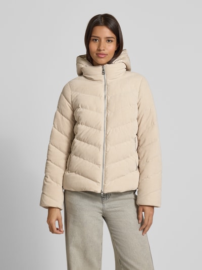 Fuchs Schmitt Kurtka pikowana o kroju regular fit z imitacji sztruksu Écru 4