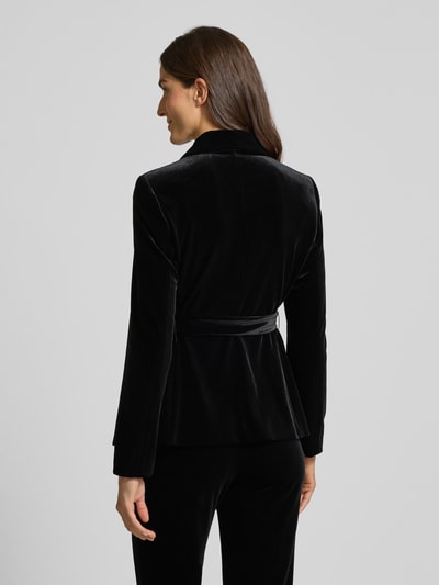 Christian Berg Woman Selection Blazer van fluweel met reverskraag Zwart - 5