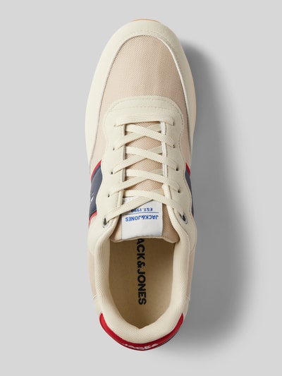 Jack & Jones Sneakersy sznurowane z detalem z logo model ‘SPIRIT’ Złamany biały 3