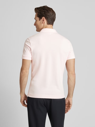 Lacoste Koszulka polo o kroju regular fit z detalem z logo Jasnoróżowy 5