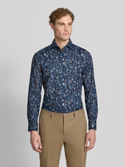 OLYMP Regular Fit Businesshemd aus reiner Baumwolle Blau 4