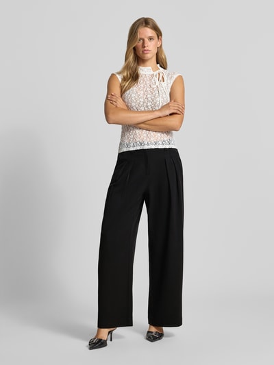 ONLY Wide Leg Hose mit Viskose-Anteil Modell 'PALINO' Black 1