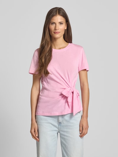 Tommy Hilfiger  Regular Fit T-Shirt aus reiner Baumwolle Pink 4