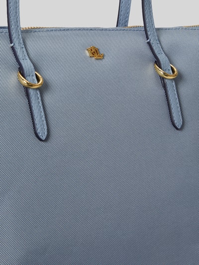 Lauren Ralph Lauren Torebka do ręki z detal z logo Szaroniebieski 5