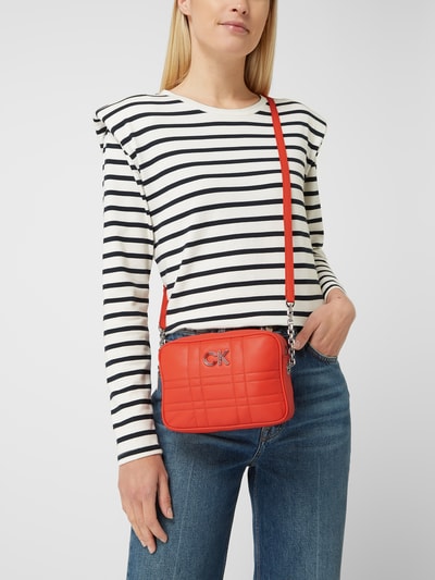 CK Calvin Klein Crossbodytas in leerlook  Oranje - 1