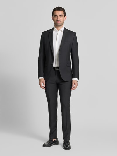 JOOP! COLLECTION Slim Fit Business-Hemd mit Haifischkragen Modell 'Phil' Weiss 1
