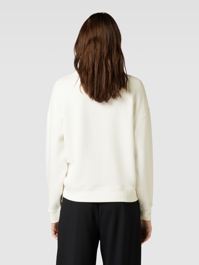 MSCH Copenhagen Sweatshirt mit überschnittenen Schultern Modell 'IMA Q' Offwhite 5