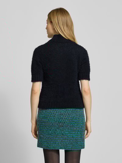 Marc Cain Strickpullover mit Stehkragen und 1/2-Arm Black 5