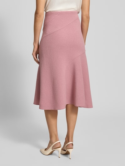 BOSS Rok in A-lijn van gekookte scheerwol, model 'VICENA' Roze - 5