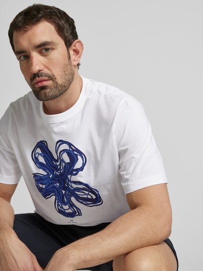 PAUL SMITH T-Shirt mit Motiv-Print Offwhite 3
