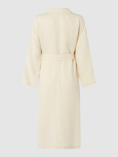 Max Mara Studio Mantel aus Leinen Offwhite 4