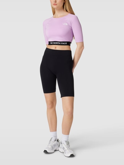 The North Face Cropped T-Shirt mit 1/2-Ärmeln Violett 1