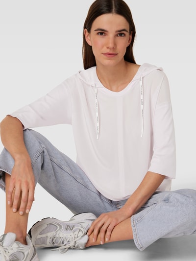 Marc Cain Blouse met capuchon en tunnelkoord Lichtroze - 3
