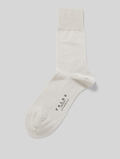 Falke Socken mit Label-Detail Modell 'AIRPORT' Offwhite 1