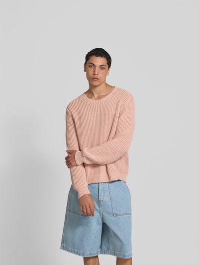 WON HUNDRED Oversized Pullover in Strick-Optik Rosa 4