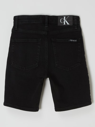 Calvin Klein Jeans Jeansshorts mit Stretch-Anteil Schwarz 3