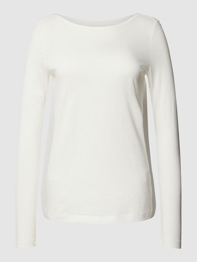 Tom Tailor Longsleeve mit U-Boot-Ausschnitt Offwhite 2