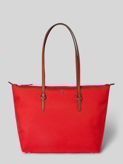 Lauren Ralph Lauren Torba tote z aplikacją z logo model ‘KEATON’ Czerwony 2