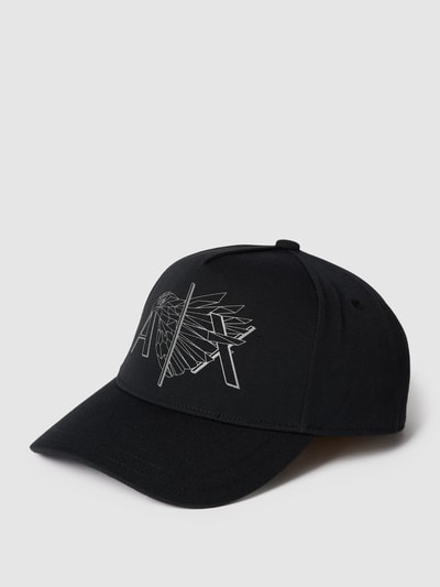 ARMANI EXCHANGE Cap mit Motiv-Print Modell 'Eagle' Black 1