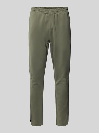 Produktfoto, Regular Fit Sweatpants uit snel drogend materiaal Model 'HICON ACTIVE' van BOSS Green, look: effen, labelprint, elastische boord, flatlock-innenähte, zij-steekzakken, achterzak