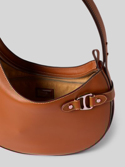 Lauren Ralph Lauren Hand Bag aus echtem Rindsleder mit Logo-Applikation Cognac 5