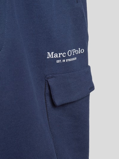 Marc O'Polo Sweatshorts mit Cargotaschen Blau 2